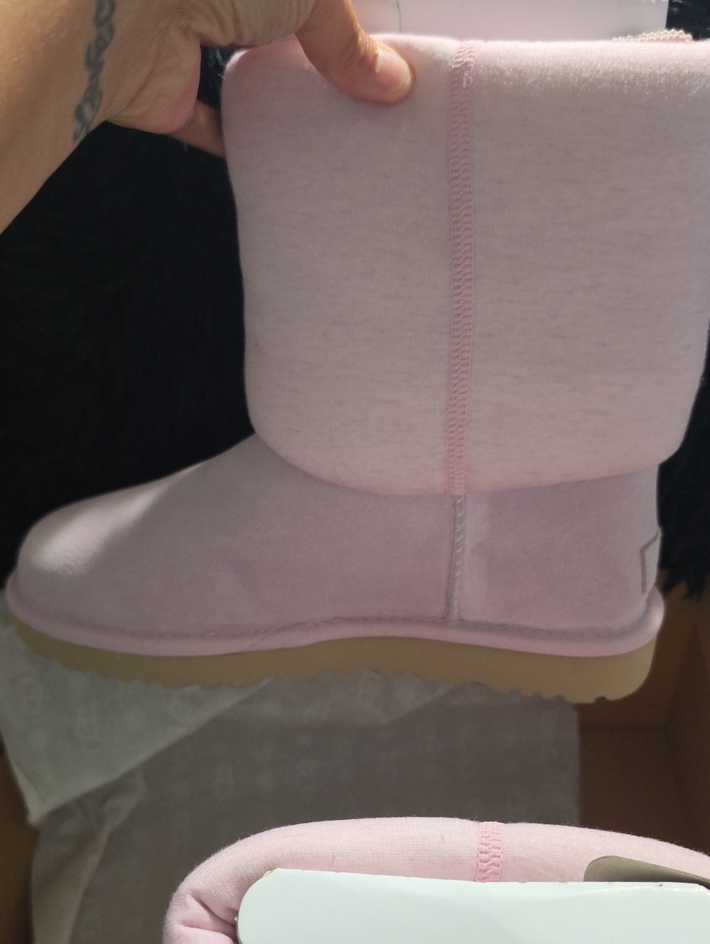 Rare UGG Pink Jersey Cozy - Picture 5 of 10